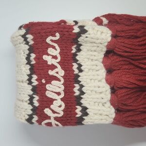 Vintage Hollister Chunky Knit Beanie & Matching Scarf Set